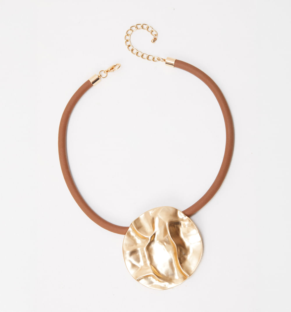 Collar cordon medallon