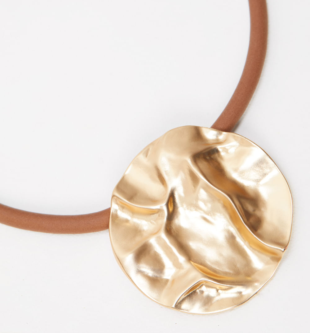 Collar cordon medallon