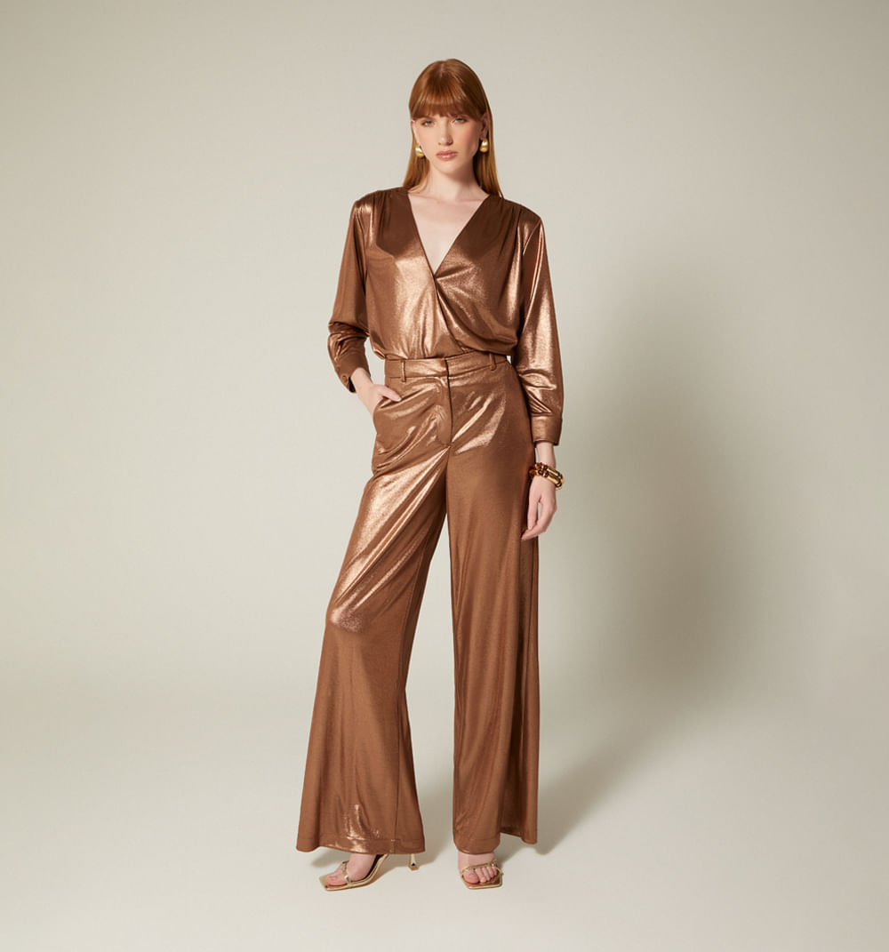 Body cruzado manga 3/4