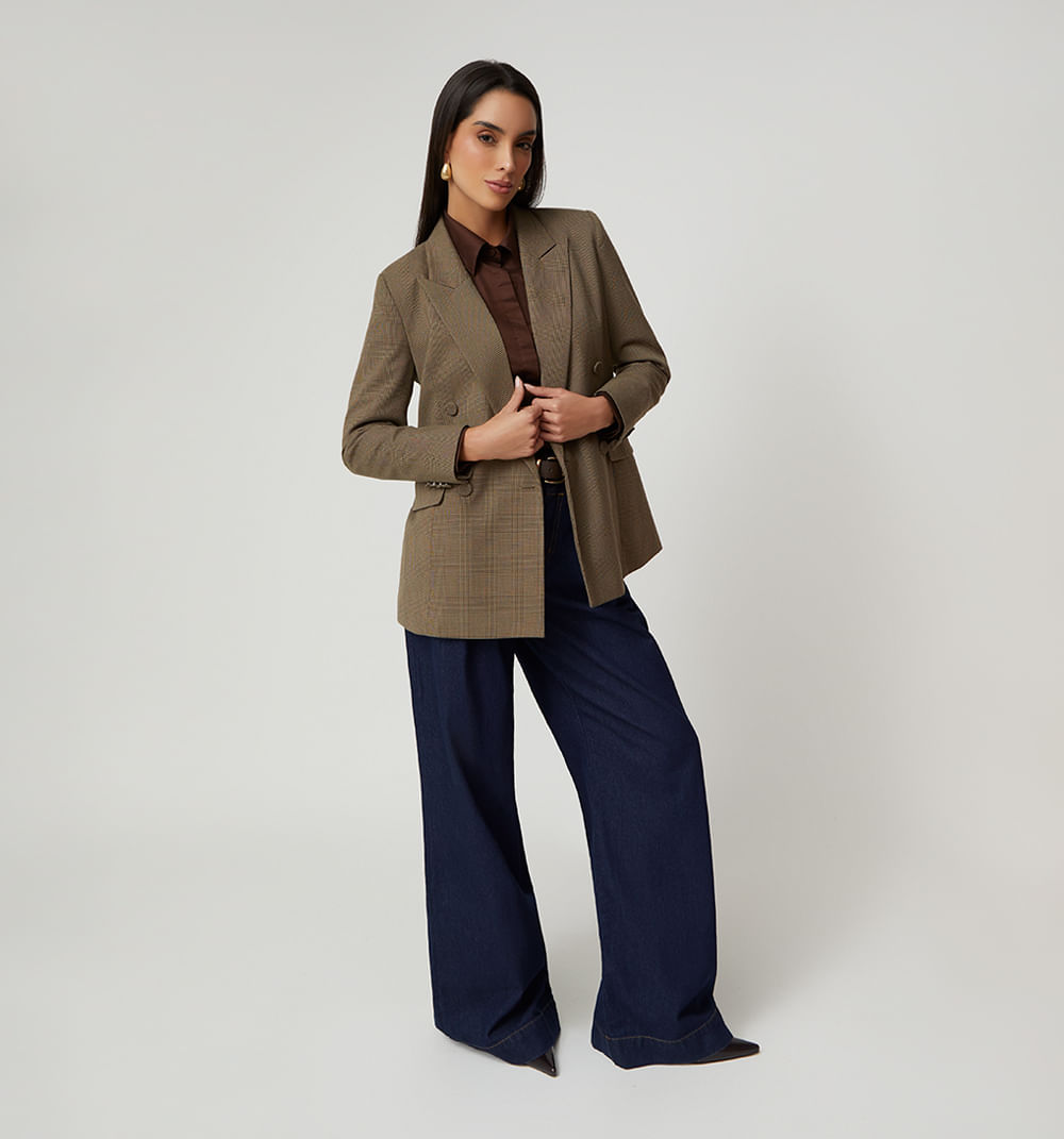 Blazer 4 botones frente