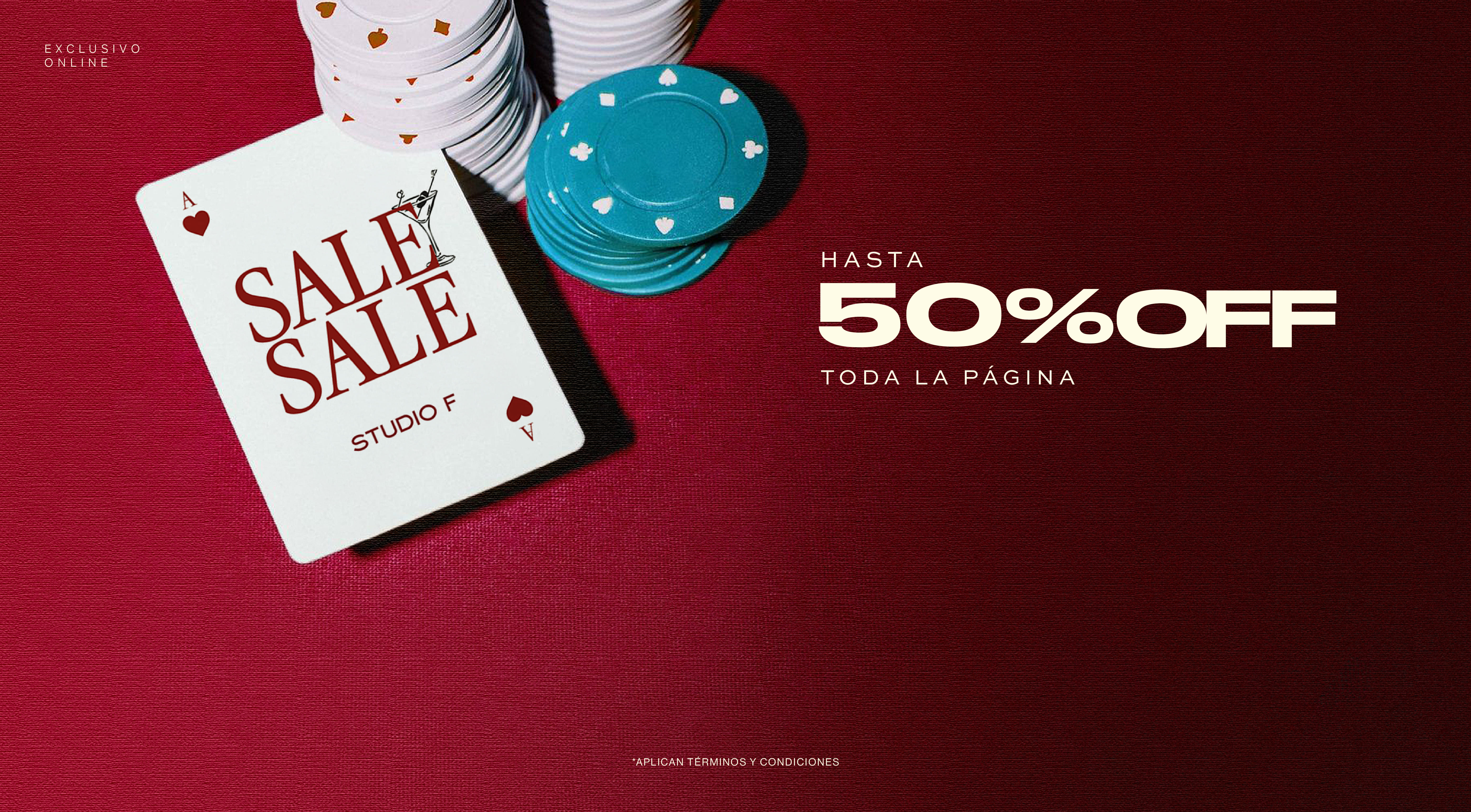 Sale hasta 50% | Studio F Chile​